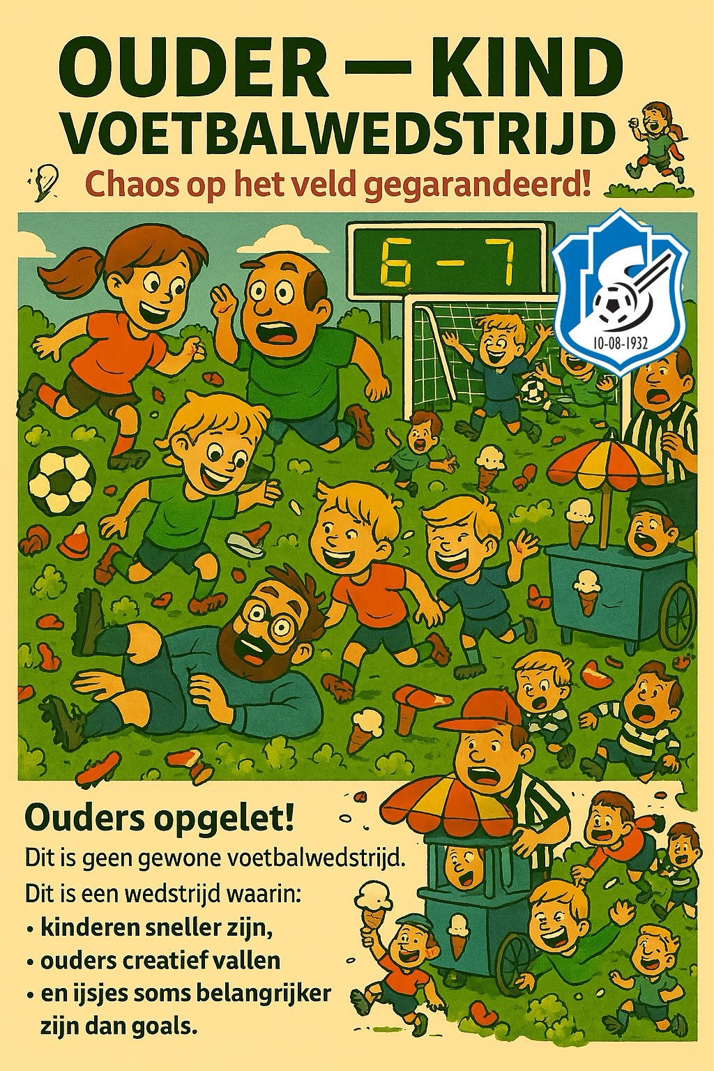 Ouder- kind Voetbalwedstrijd
